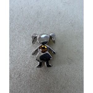 Floating Little Girl Charm for your Origami Owl Locket Authentic Charm With Logo